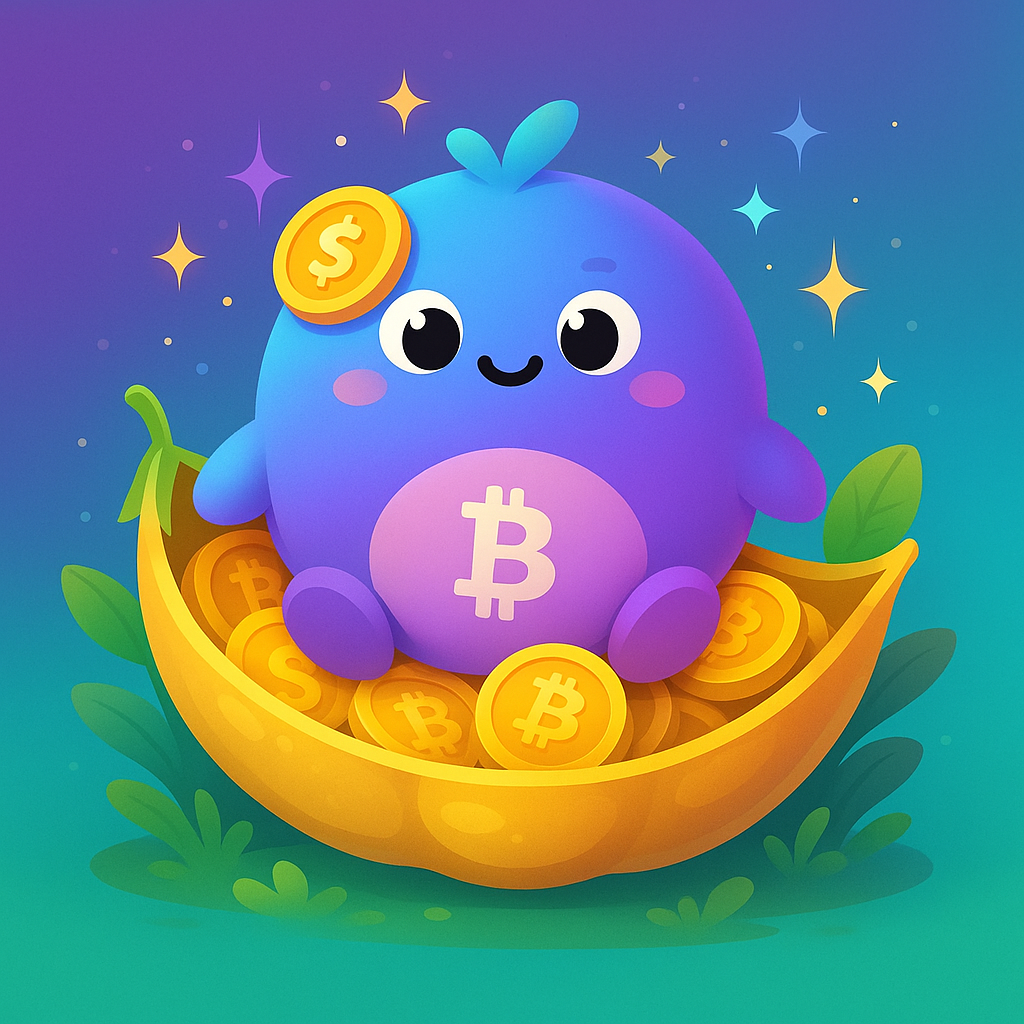 BitPea in golden pod